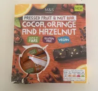 Pressed fruit & nut bar
