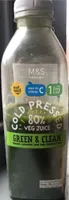 Cold pressed veg juice