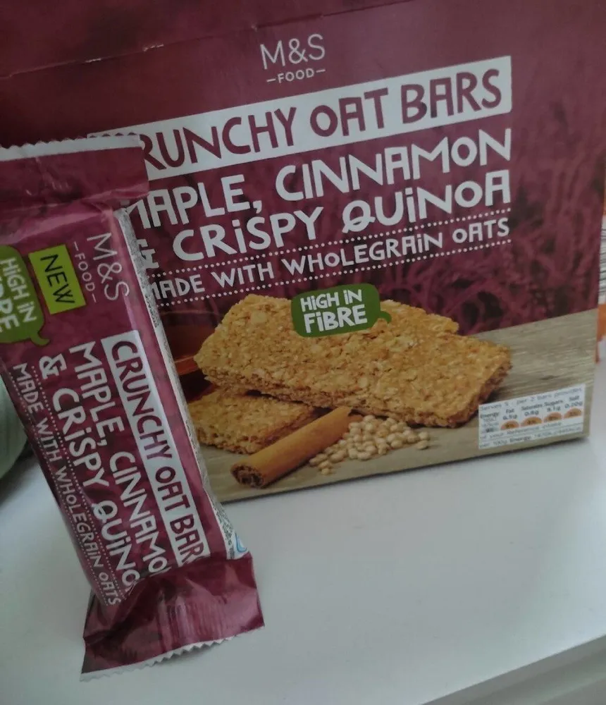 Crunchy oat bars