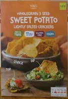 Wholegrain 3 Seed Sweet Potato Crackers