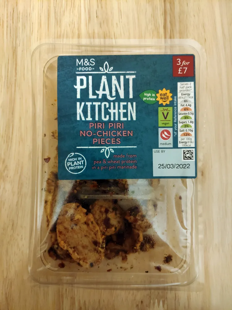Piri Piri No-Chicken Pieces