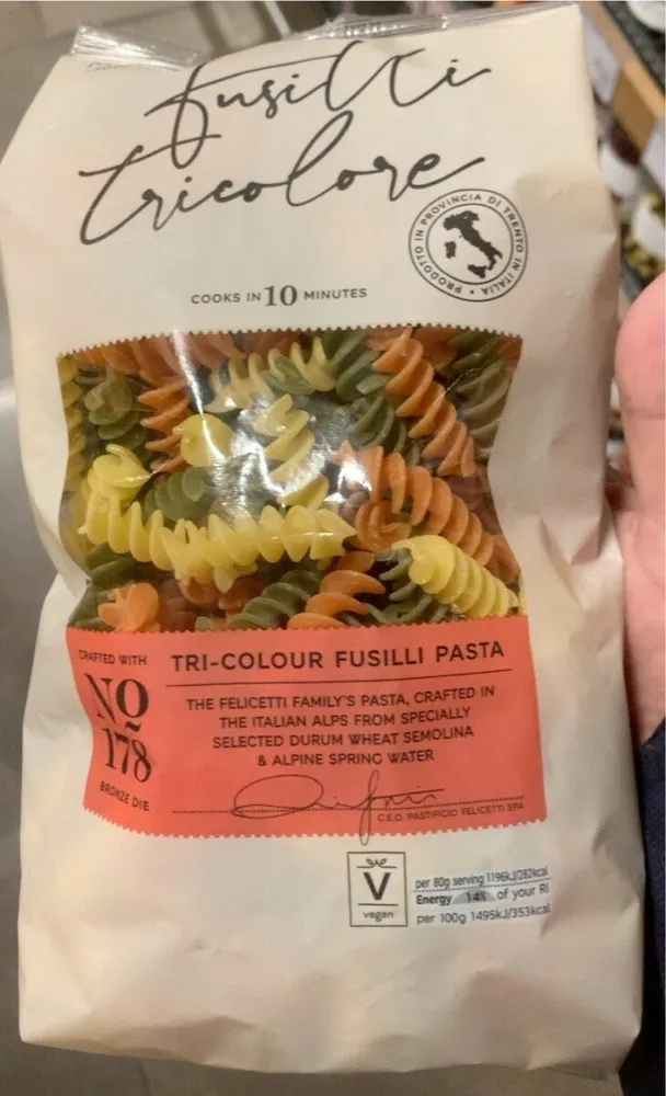 Fusilli Tricolore