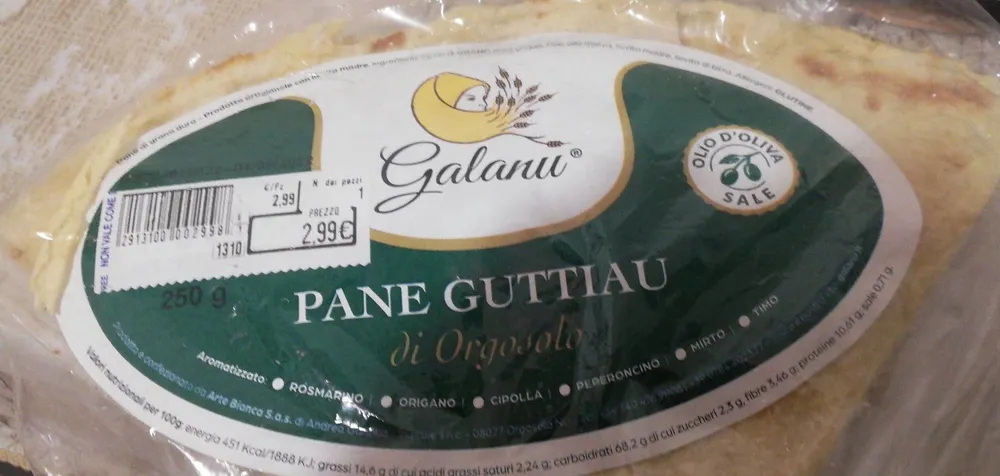 Pane Guttiau di Orgosolo