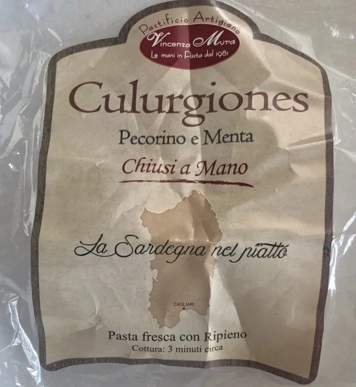 Culurgiones pecorino e menta