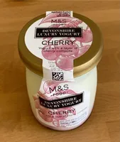Cherry, devonshire luxury yogurt