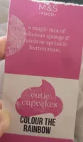 Colour the Rainbow Cutie Cupcakes