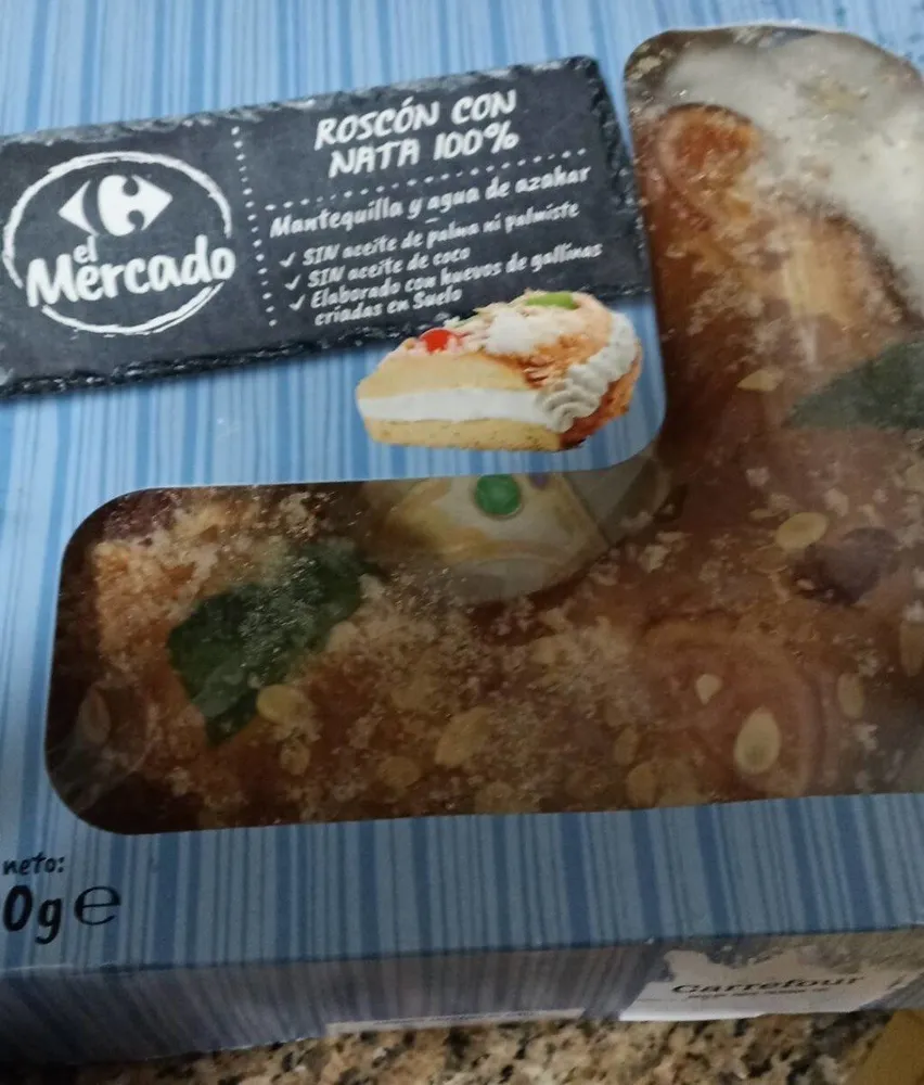 Roscón Relleno Nata