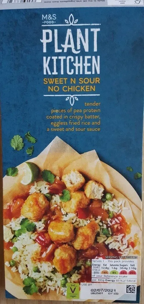 Plant kitchen sour n sour no chicken