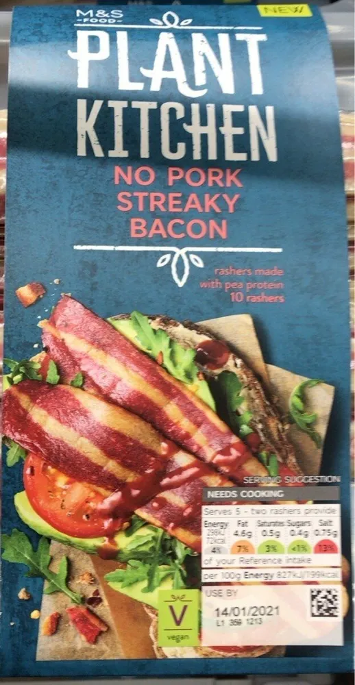 No Pork Streaky Bacon