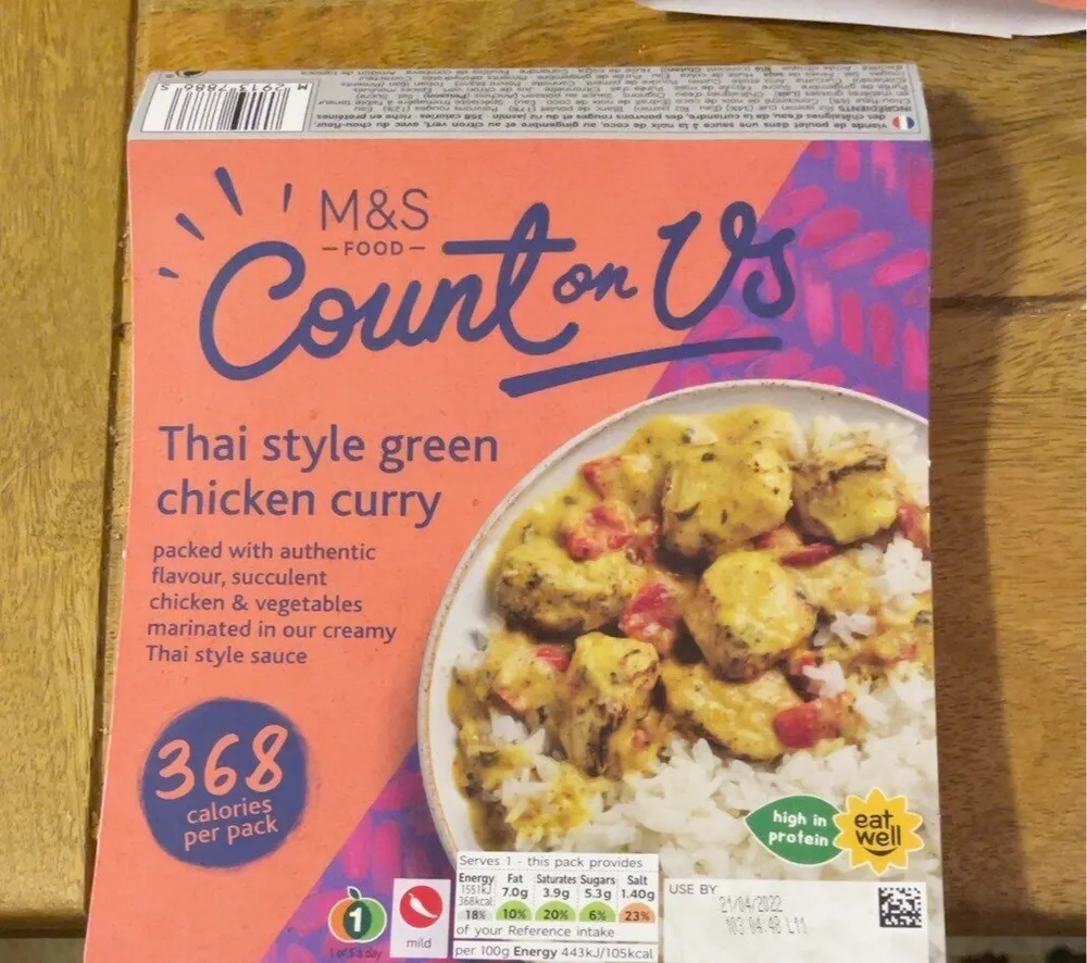 Thai green curry