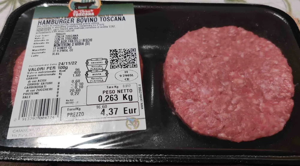 Hamburger Bovino Toscana