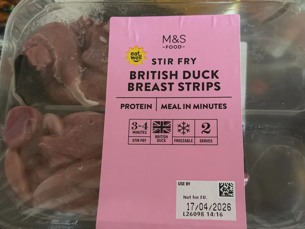 BRITISH DUCK BREAST STRIPS