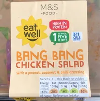 Eat well bang bang chicken salad
