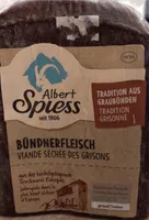 Viande sechée des grisons