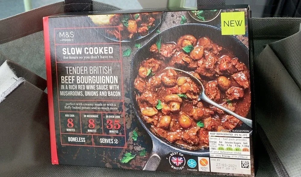 Tender British Beef Bourgignon
