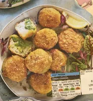 Cod and peas fishcakes