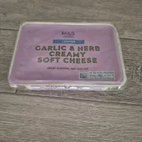 reduced fat soft cheese with garlic and herbs