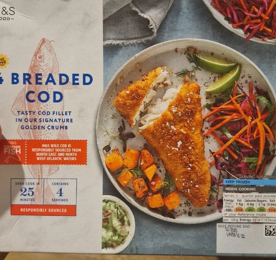 4 Breaded Cod