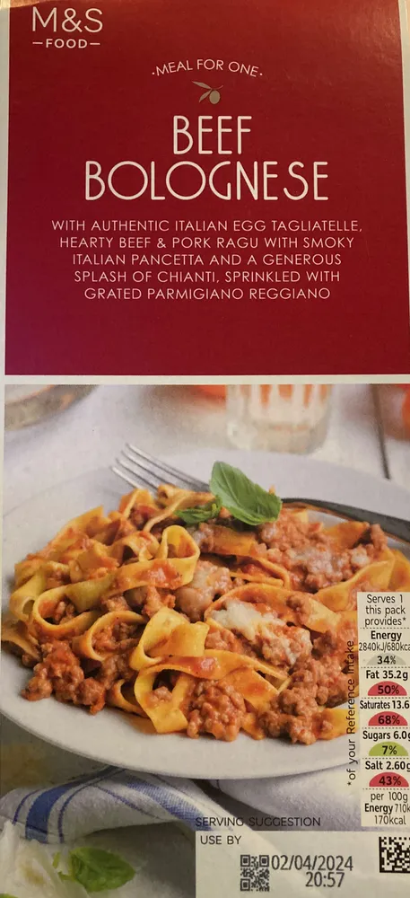 beef Bolognaise