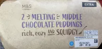 Melting middle chocolate puddings