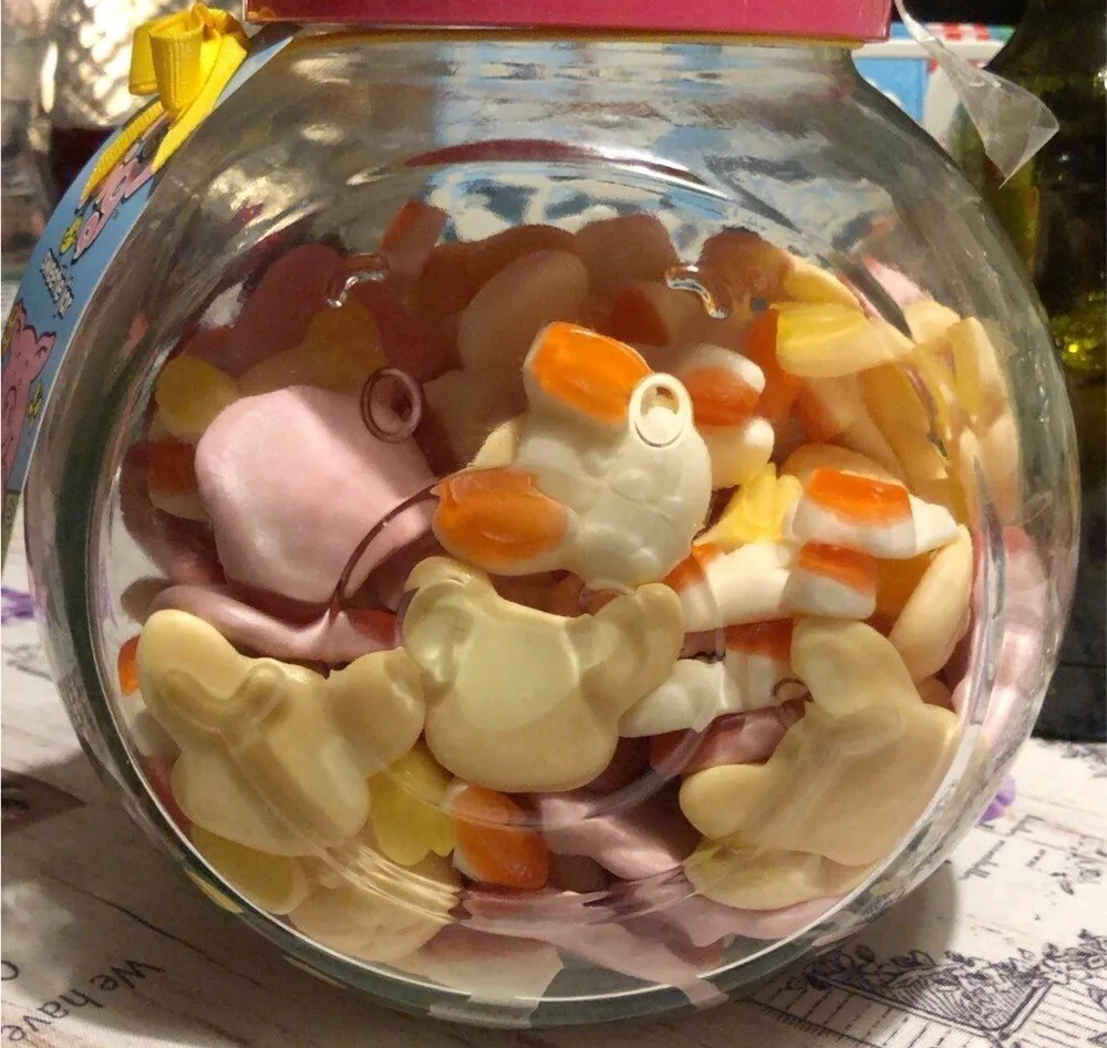 Percy pig sweetie jar