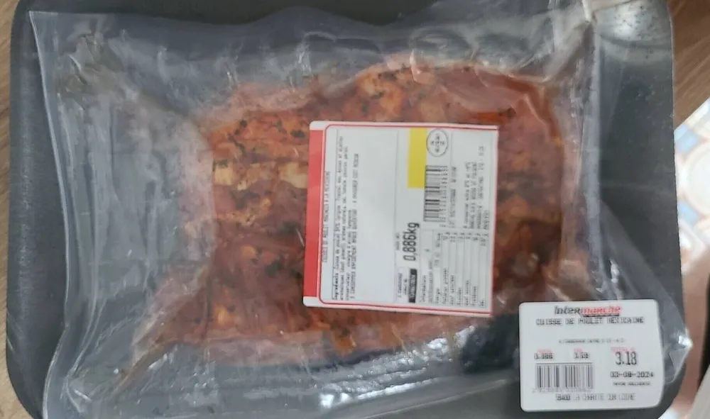 Cuisse de poulet à la mexicaine