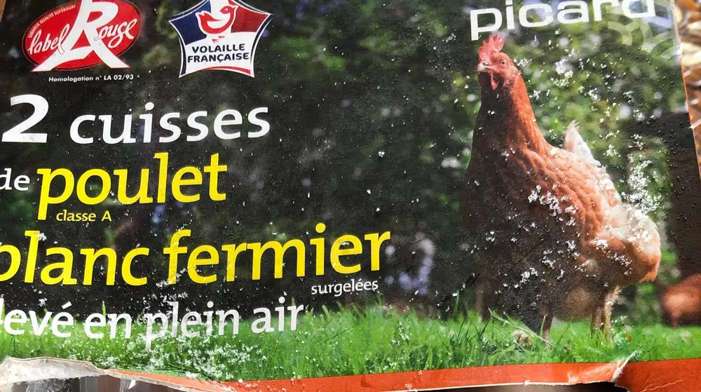 Cuisses de poulet blanc fermier