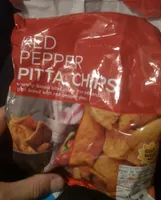 Red Pepper Pitta Chips