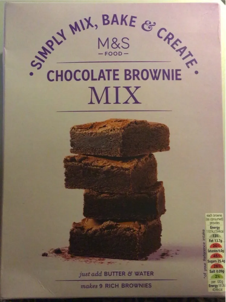 Chocolate brownie mix