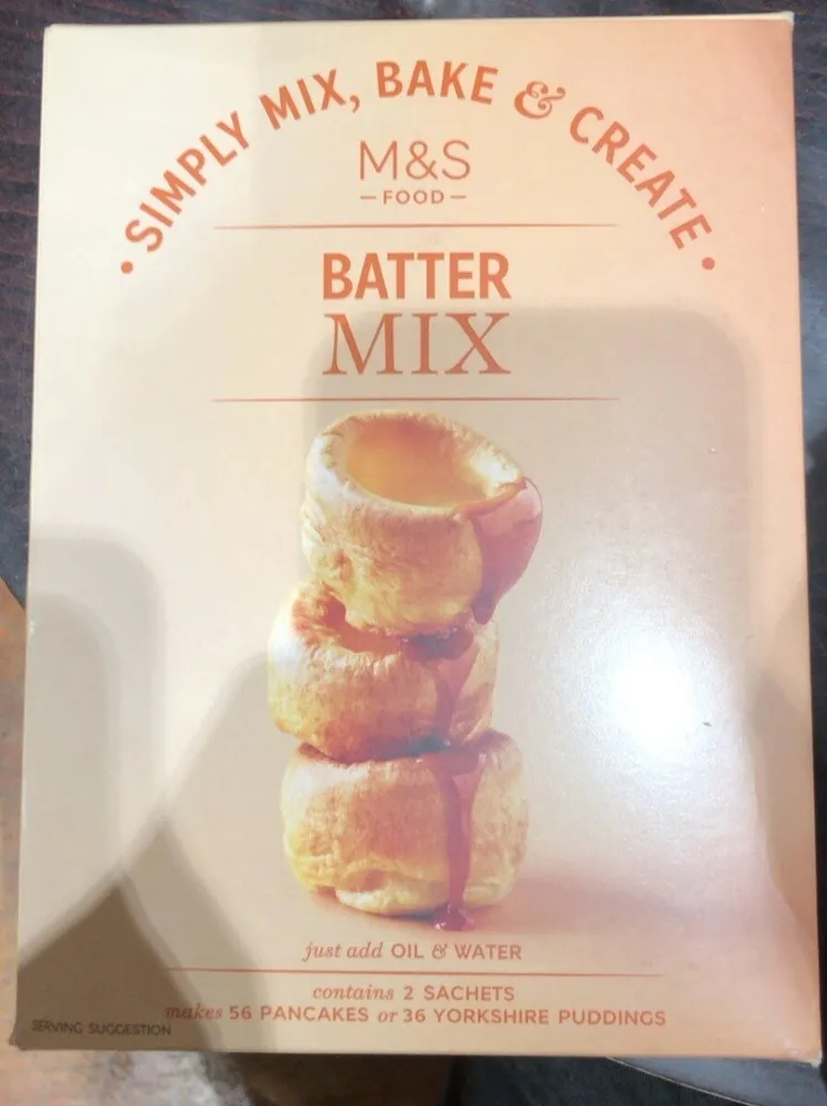 M&S food batter mix