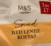 Red Lentil Koftas