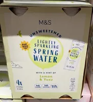 Lightly sparkling spring water lemon &yuzu