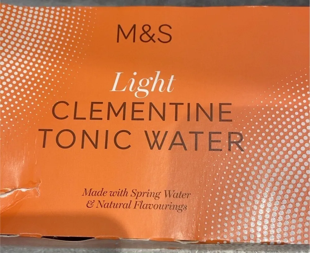 Clementine tonic water
