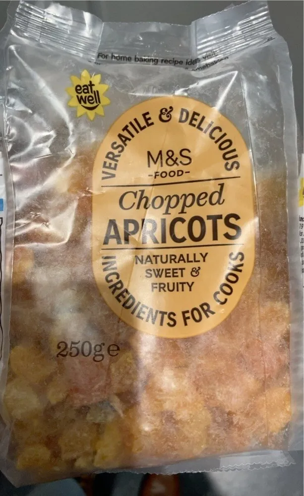 Chopped apricots