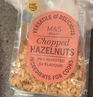 Chopped hazelnuts