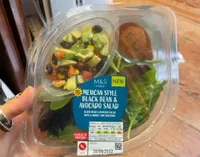 mexican style black bean & avocado salad