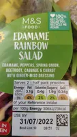 Edamame rainbow salad