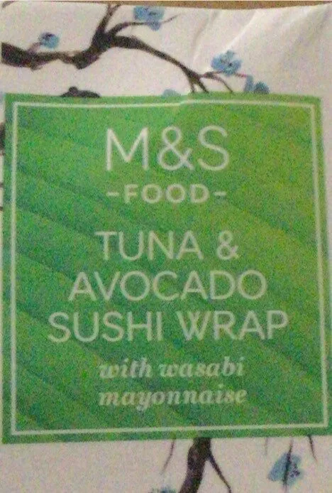 Tune & avocado sushi wrap