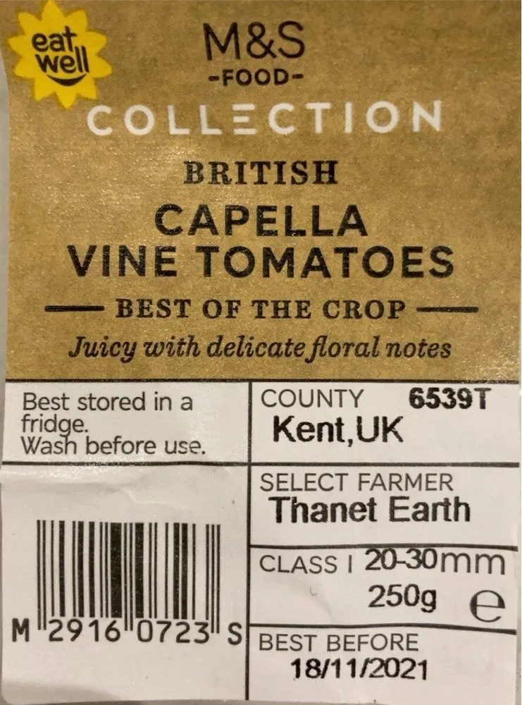 British Capella Vine Tomatoes