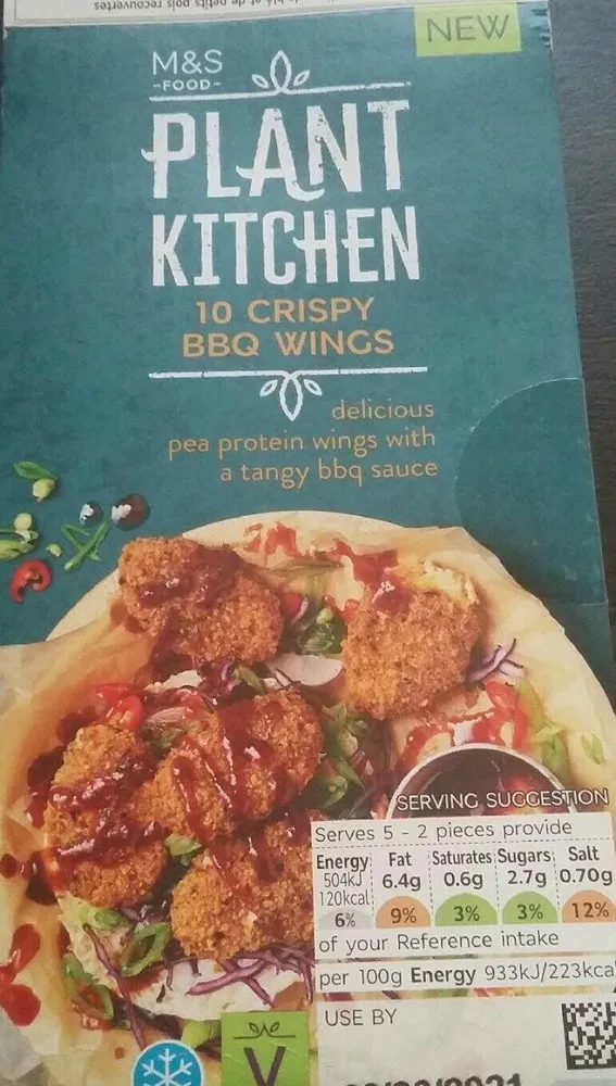 M&S Plant based BBQ wings