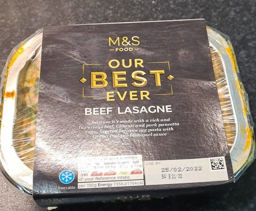 Rich British Beef Lasagne