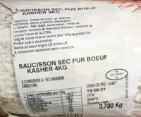 Saucisson sec pur boeuf