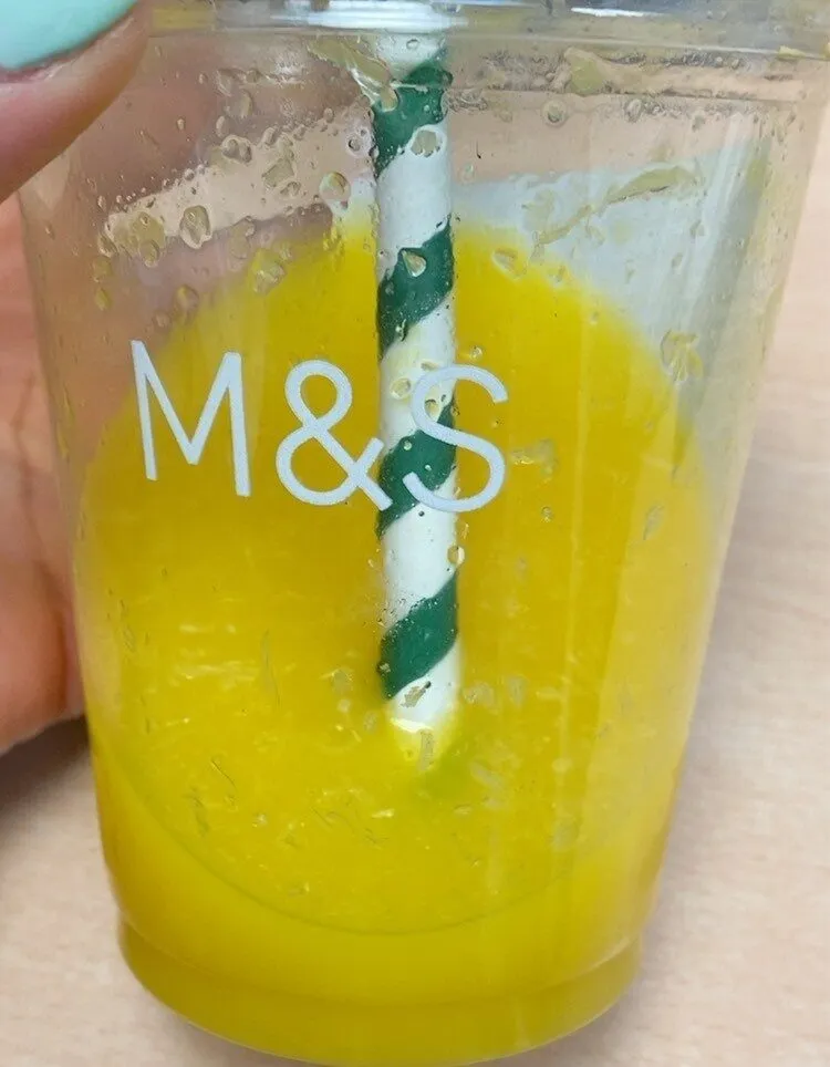 M&S orange juice freshly sqeezed