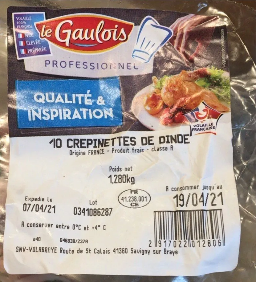 Crépinettes de dinde