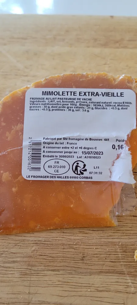 Mimolette extra-vieille