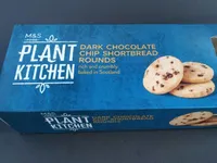 Dark Chocolate Chip Shortbread Rounds