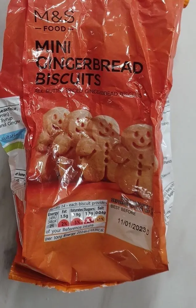 Mini Ginerbread Biscuits