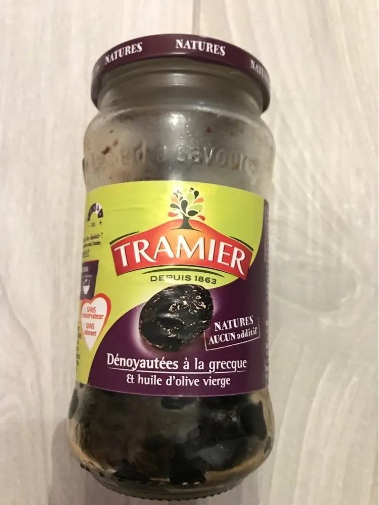 Olives noires à la grecque dénoyautées