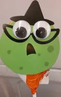 Sucette en chocolat au lait