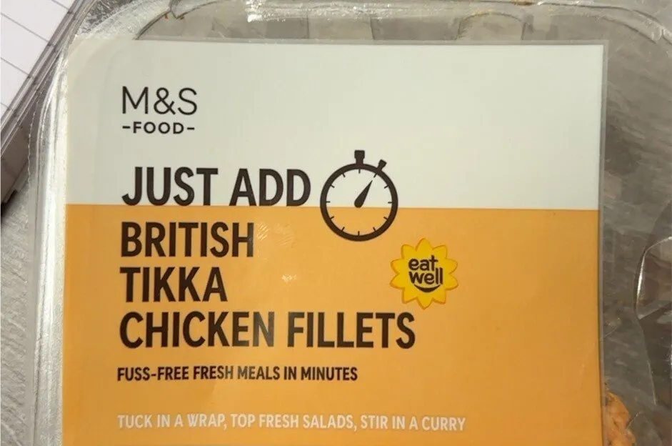 Just Add british tikka chicken fillets